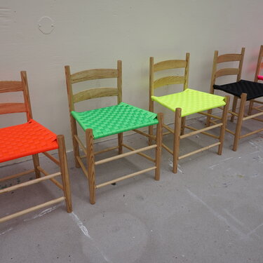 Neon Shaker Lowback Chairs