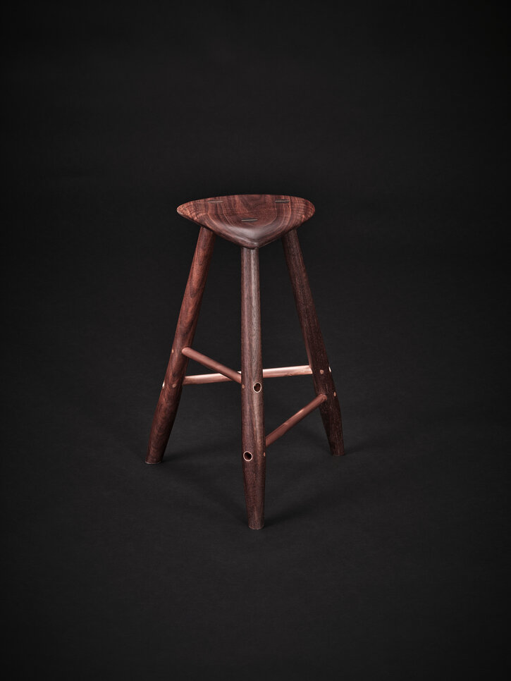 Copper Pipe Stool