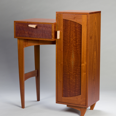 Funky cabinet madeFrom Sapele