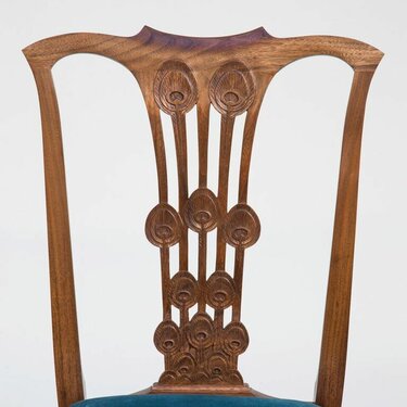 Peacock Chippendale Chair